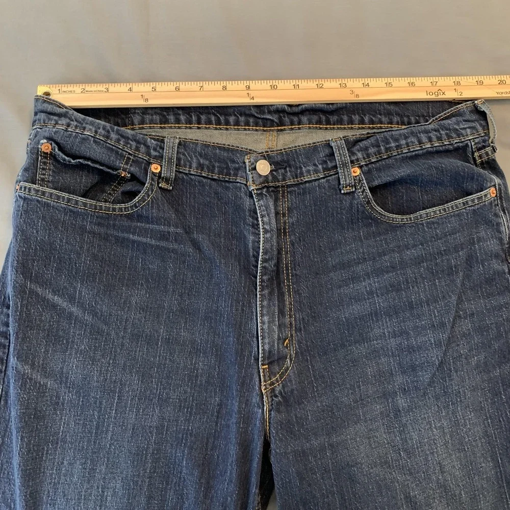Levis 550 Jeans‎ Mens 40x32 Blue Relaxed Fit Tapered Leg Medium Wash Denim Pants